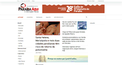 Desktop Screenshot of paraibaaqui.com.br
